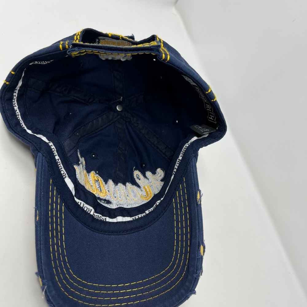 Robin Ruth Hawaii Hat Vintage Faded Distressed Embroidered Spellout Adjustable - Picture 7 of 8